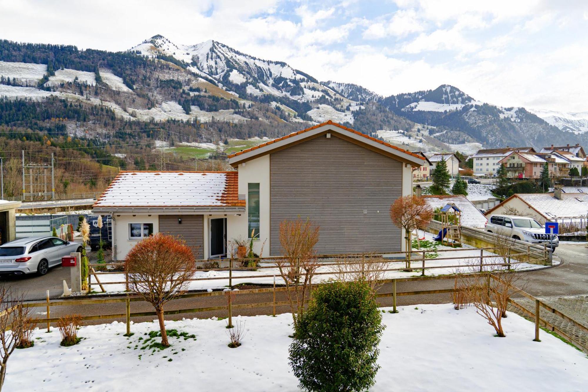 Gruyere Alpes Appartement 3 Chambres Bbq Parking Neirivue Dış mekan fotoğraf
